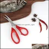 Narzędzia ręczne homar ogrodowy Krewetki Kraby Kraba Nożyczki morza nożyczki nożyczki snapieżne skorupy kuchenne