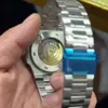 2021 NOVITÀ Orologio da uomo con diamanti quadrante blu ghiaccio 2813 Movimento automatico orologio da polso montre de luxe acciaio inossidabile Vetro trasparente indietro Classic Orologi generosi