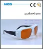 الأراضي E Light IPL الفوتون الجمال أداة السلامة نظارات واقية نظارات الليزر ل 532nm و 1064nm