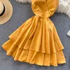 Boho 2021 v neck slim spaghetti strap short ball gown Dress tie summer Party backless casual dress Women beach holiday Dresses X0521