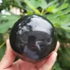 Decorative Objects & Figurines Black Tourmaline Power Aura Healing Sphere Reiki Decor