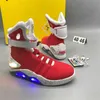 2023 Nowe wydanie Authentic Air Mag Sneakers Marty McFly's Air Mags Back to the Future Fashion Mens Women Buty sportowe