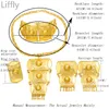 Jóias Africanas Conjuntos de Jóias Dubai Gold Golden Golden Jewelry Sets Brincos de pulseira Brincos de luxo de jóias etíopes para casamentos6662608
