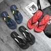 Fashion Blue Massage Slippers Men Flip Flops Big Size Casual Slides Men Non Slip Beach Indoor Slippers Men 210721