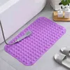 Bathroom Shower Mat Rugs Rubber Non-slip Floor Mat Kids Bathtub Suction Foot Shower Cup Bath Tub Mat Waterproof Safety Pad R9D9 211109