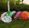 Gelin Danteller Şemsiye 2 Boyutu Zarif Düğün Şemsiye Dantel Craft Şemsiye Şov Parti Dekorasyon Dans Fotoğraf Sahne