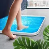 Collapsible Shower Threshold Water Dam Flood Barrier Stopper For Floor Retaining Strip _WK Bath Accessory Set