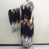 Ethnic Clothing Elegant African Embroidery Dashiki Dress Print Pattern Hijab Cotton Muslim Abaya Bazin Robe Gowns Broder Riche Sexy Lady Par