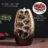 Backflow Incense Burner Waterfall Ceramic Smoke Mountain River Handicraft Incense Censer Holder Home Decor Gift With 10 Cones