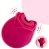 Rose Forma Vibradores Mamalhão Erótico Sucker Oral Sucker Clitóris Estimulação Sexo poderoso Brinquedos Para As Mulheres