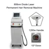 1200w forte potenza 808nm lunghezza d'onda laser a diodi macchina indolore veloce permanente depilazione ringiovanimento della pelle attrezzature di bellezza