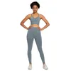 Seamless Yoga Set Women Workout Suit Fitness Sportswear High Waist Leggings Sport Bra Crop Top Gym Clothing Sports Active Wear Outfit