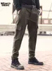 Mężczyźni Brytyjski Styl Gray Casual Kieszenie Slim Fit Woolen Marka Kostium Spodnie Metroseksualne Mężczyźni Zipper Najwyższej Jakości Proste Spodnie K928 H1223