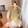 Women's Sweaters Lace Skirt Set Autumn / Winter 2021 Korean Version Of Small Knitting Sweater Temperament Suit For Women WSW181