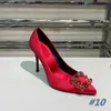 Designer Luxury Women039s Silk Rhinestone Dress Shoes Platform Platform Wedding Heels High Telie 3440 con Box1344544