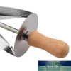 Stainless Steel Rolling Dough Cutter Bread Knife Kitchen Tools Wooden Handle Pastry Baking Biscuit Cake Decorating CT1114 & Factory price expert design Quality