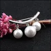 ￉pingles, broches bijoux mode fausse perle en pelbeille collier collier broch ￩pingle v￪tements d￩cor de No￫l gouttes de No￫l livraison 2021 Manwq