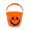 Halloween LED Portable Pumpkin Basket Trick or Treat Kolne dzieci zabawki Surage Badła Hallowmas Dekoracje imprezowe BH494200417
