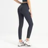 Femmes Leggings pantalons de Yoga filles survêtement Spandex Fitness sport course poli Nake côté poche pêche hanche serré Capris