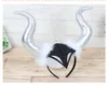 50%off Halloween Devil OX Horn Hats Hair Band Ghost Festival Decoration Headdress Ball Party Props C70816B 100PCS