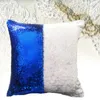 40 * 40 cm Sequin Pillowcovers Sovrum Sofa Kudde Kasta Pillow Case Kontorsstol Pillowcover Heminredning Tillbehör JJF11050