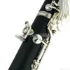 Buffet Crampon Prodige Clarinetto in Sib di alta qualità 17 tasti Chiave placcata argento in bachelite Marca B-Flat Strumenti musicali con custodia Accessori bocchino