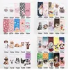 2021 3D Gedruckt Socken Tiere Drucke Mann Frauen Boot Fußkettchen Multil Farben Baumwolle Mischung Söckchen Unisex Charactor Cartoon Hodiery