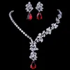 EMMAYA Pendientes de collar de gargantilla de diseño Emmaya Juegos de joyería de novia Accesorios de boda Dropship8611438