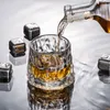 Tasse en verre à whisky martelée à la main japonaise Tasse à jus résistante à la chaleur Alcool XO Whisky Cristal Vin Cognac Brandy Tasses Snifter