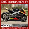 Injection Fairings For Aprilia RSV4 RSV-1000 RSV 1000 RSV1000 R RR 09 10 11 12 13 14 15 39No.50 RSV1000RR 2009 2010 2011 2012 2013 2014 2015 RSV1000R 09-15 Kit Black Red