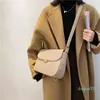 Ladies Shoulder Bags Fashion Pure Color PU Women's Retro Casual Phone C0508