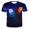 T-shirts pour hommes T-shirts pour hommes 2022 impression 3D jeunes hommes et femmes Animal T-shirt Harajuku haut décontracté à manches courtes XXS-6XL