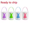 27 Styles Easter Egg Basket Party Easter Bunny Bucket Bag Kids Funny Rabbit Ear Gift Tote Bags