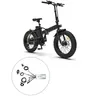 Strumenti 36V/48V 500W 22A, controller ebike CC senza spazzole + display KT-LCD4 + quadrante + set di sensori, per kit