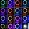 Ultra slank RGB-paneel licht 9W 18W 24W ronde verzonken RGB + witte LED-plafondlampen bloemvorm decoratie indoor licht 110V 220V