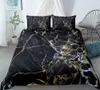 Marmor sängkläder 2/3 st Abstrakt Art Bed Set 210319