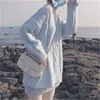 Otoño Invierno Twisted Knitted Korean Pullover Jumper Mujer manga larga suelta moda señoras suéter Tops Femme 210513