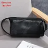 borsa da uomo all'ingrosso multifunzionale borsa da polso moda in pelle morbida e confortevole pelle di primo strato da lavoro frizione a mano goffrata leath