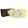 Papel de regalo 10 uds/lote 26x13cm bolsas de papel con patrón de hojas encantadoras con asa para embalaje de alimentos bolsa de boda para fiestas galletas