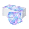 2021 Ny vuxen disponibel Starry Sky Printing Mask Non-Woven Melt Blown Tyg Tre-Layer Anti-Damm och Vindtäta Masker