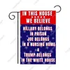 30 * 40cm Trump Garden Flags 2024 Banner della campagna Lino Doppia stampa Trump Flag Consegna gratuita DHL