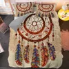 Dream-Catcher Duvet Cover Set Twin Size Bedding Sets Bohemia Feather Home Textiles Queen King Bed Linen For Adults Kids 2/3pcs 210615