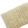 Naturlig Sisal Soap Bag Exfoliating Soap Saver Pouch Holder Wht0228