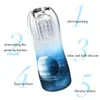 Flesh Vibrating Light Massager vagina vera figa tascabile Masturbazione del sesso maschile Adulti Giocattoli figa Tazza masturbatore maschile per uomo 18 X0320 GUP2 7P09