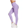 13 färg sömlösa sträcka casual sportbyxor persika buttom bodycon leggings höga midja yoga byxor träning cyklingwear 210604