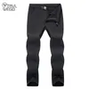 Pantalones de esquí TRVLWEGO Hombres Esquí Otoño Invierno Exterior Soft Shell Tela gruesa A prueba de viento Camping Senderismo Pantalones Impermeables Cálidos