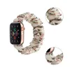Kompatibel med Apple Watch-band Scrunchies 40mm 44mm Tyg Softmönster Tryckt Tyg Armband Iwatch Scrunchy Bands Series SE / 6/5/4 / 3