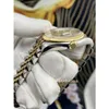 Orologio Perpetual 36mm 116233 Orologio champagne con quadrante con diamanti Orologi meccanici dinamici da uomo Zaffiro 2813 Movimento Orologio di fabbrica cristallo luminoso