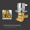Pochochwo jeden sposób na wylot temperatury kontrola zaworu mieszania nurka mosiężna termostatyczne krany prysznicowe kran kranowy mikser śrubowy łazienka 2765
