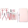 Eagle Mouth Manicure Set Personal Care Nail Clipper Kits Stainless Steel 18 Piece Beauty Tool Tweezers Pedicure Kit
